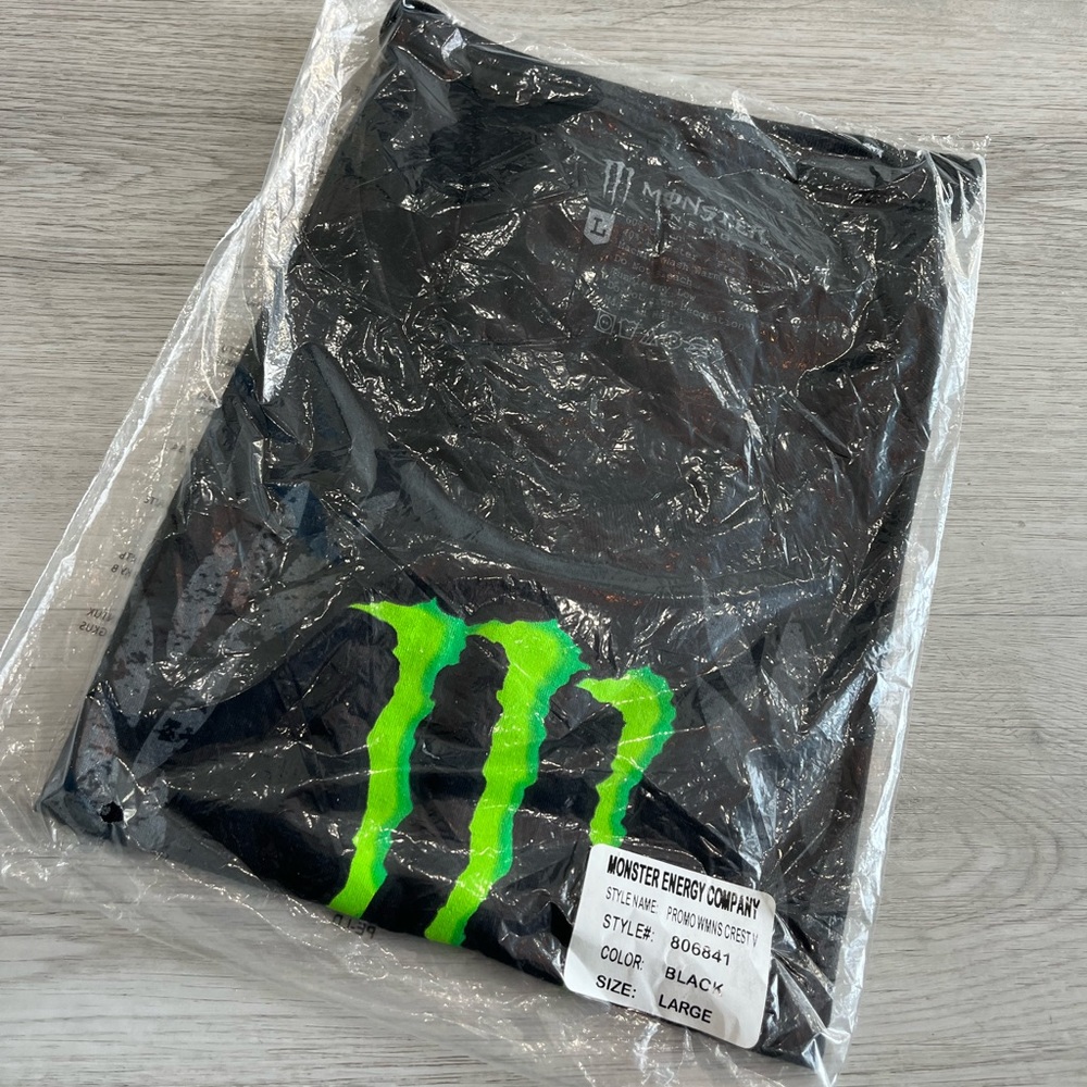 Monster Energy V-Cut Shirt - New in Bag